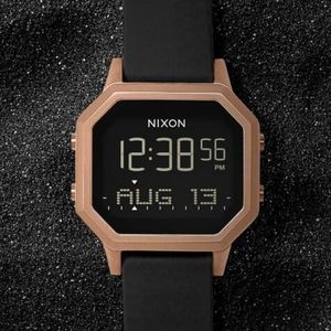 Brand New Nixon Siren SS Watch Rose Gold/Black